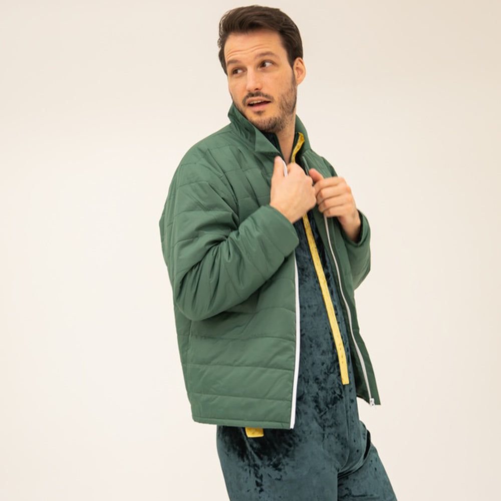 Airman Puff Jacket - Forest Green