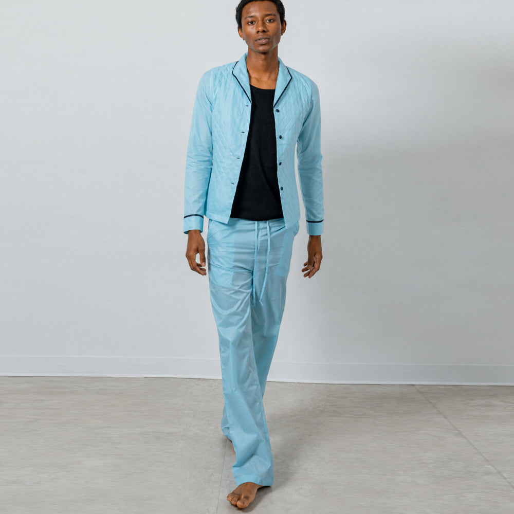 Pilot Jacket & Co-Pilot Pant Set - Ice Blue