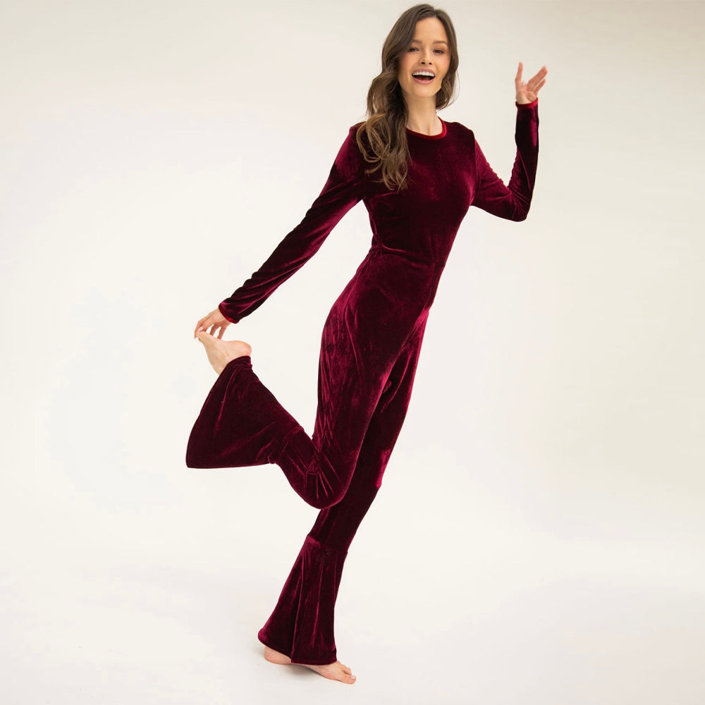 Ruby Catsuit - Burgundy / Claret