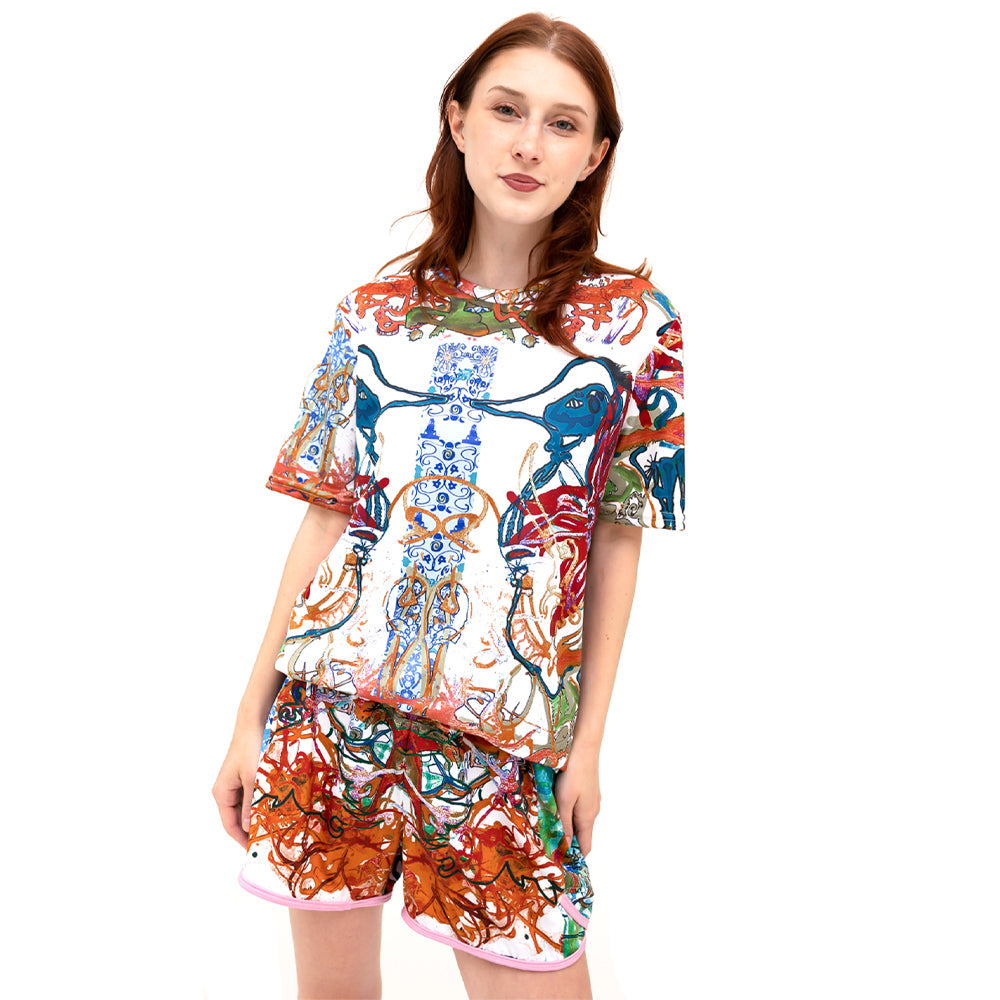 Shorts - Bird Print