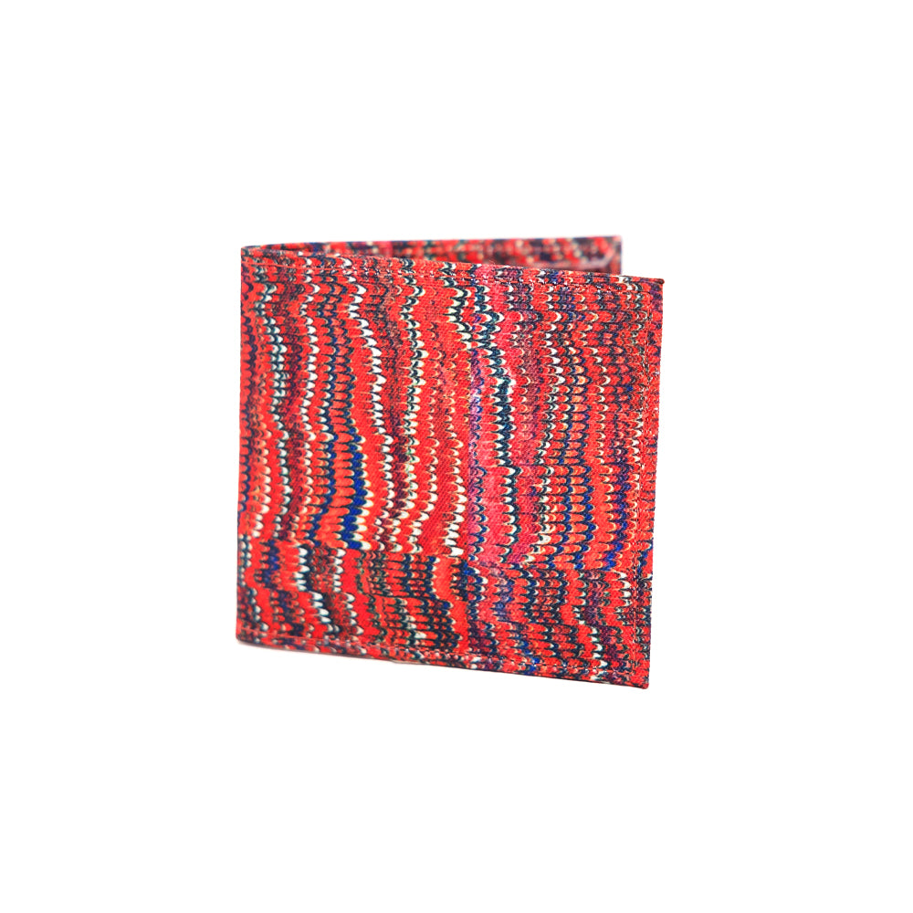 Wallet - Red Marbled