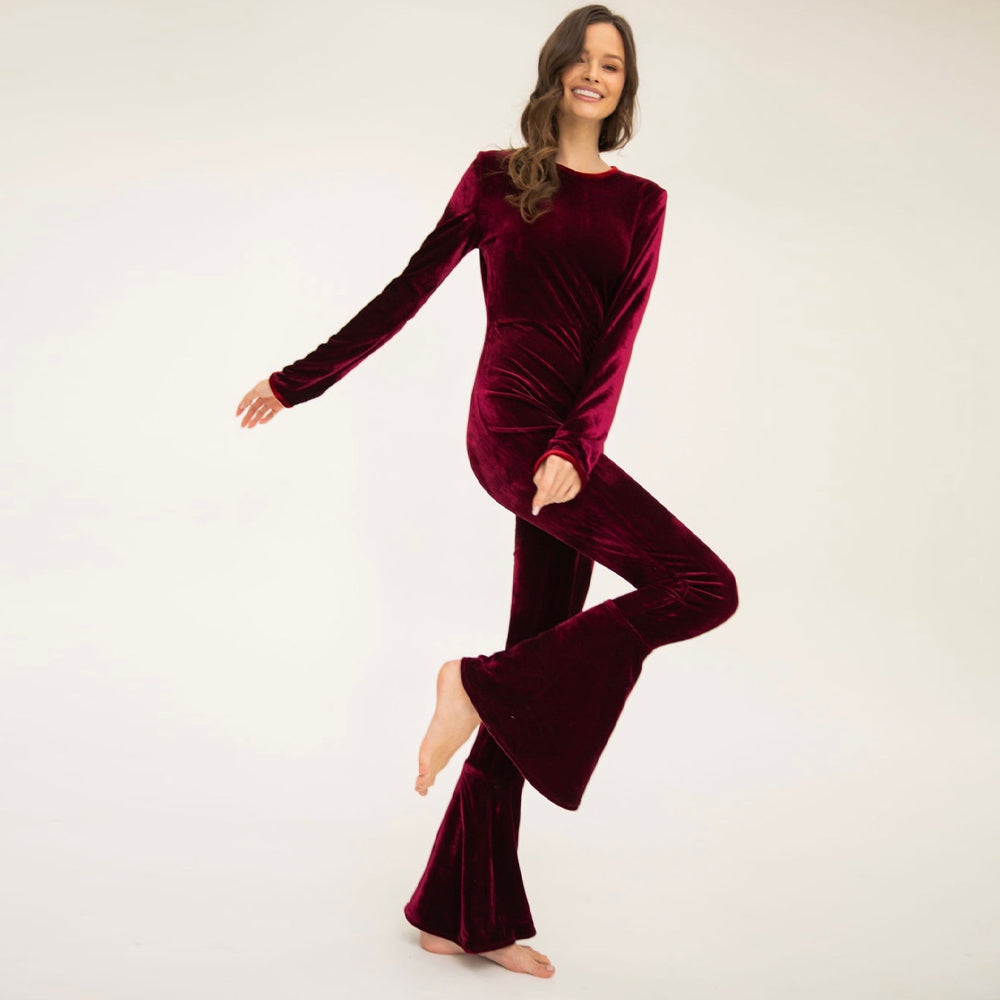 Ruby Catsuit - Burgundy / Claret