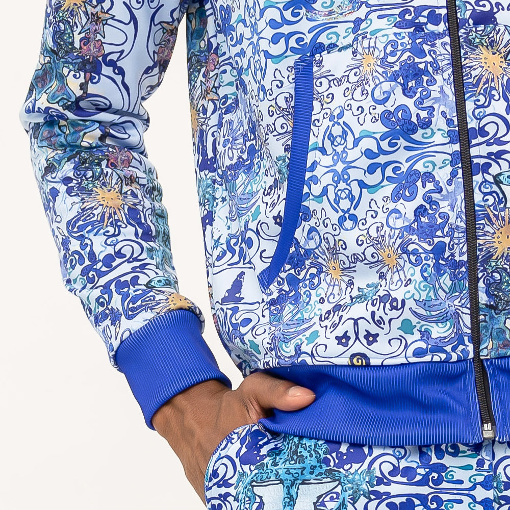 Zip Hoodie - Blue Viewlixer