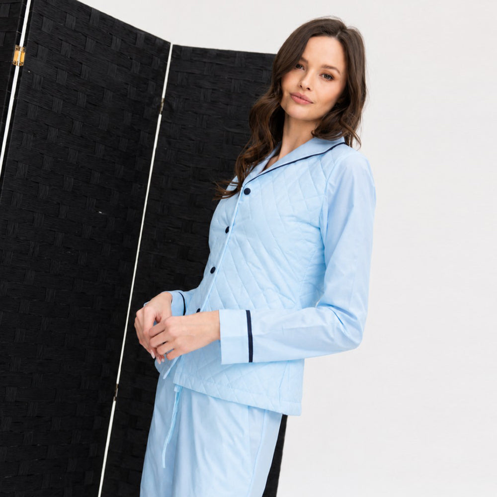 Jane Jacket & Pant Set - Ice Blue