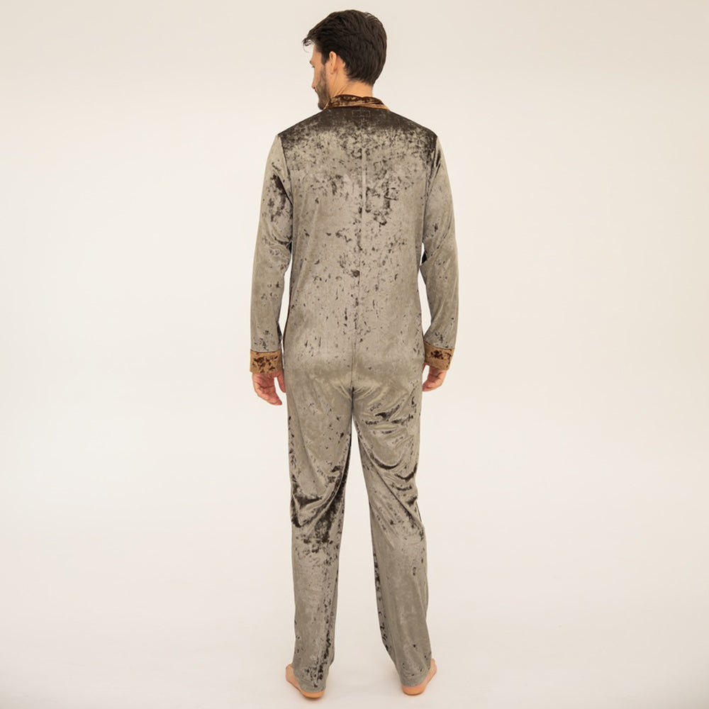 Aviator Jumpsuit - Pale Gold / Gold