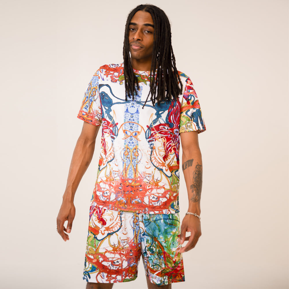 Shorts - Bird Print