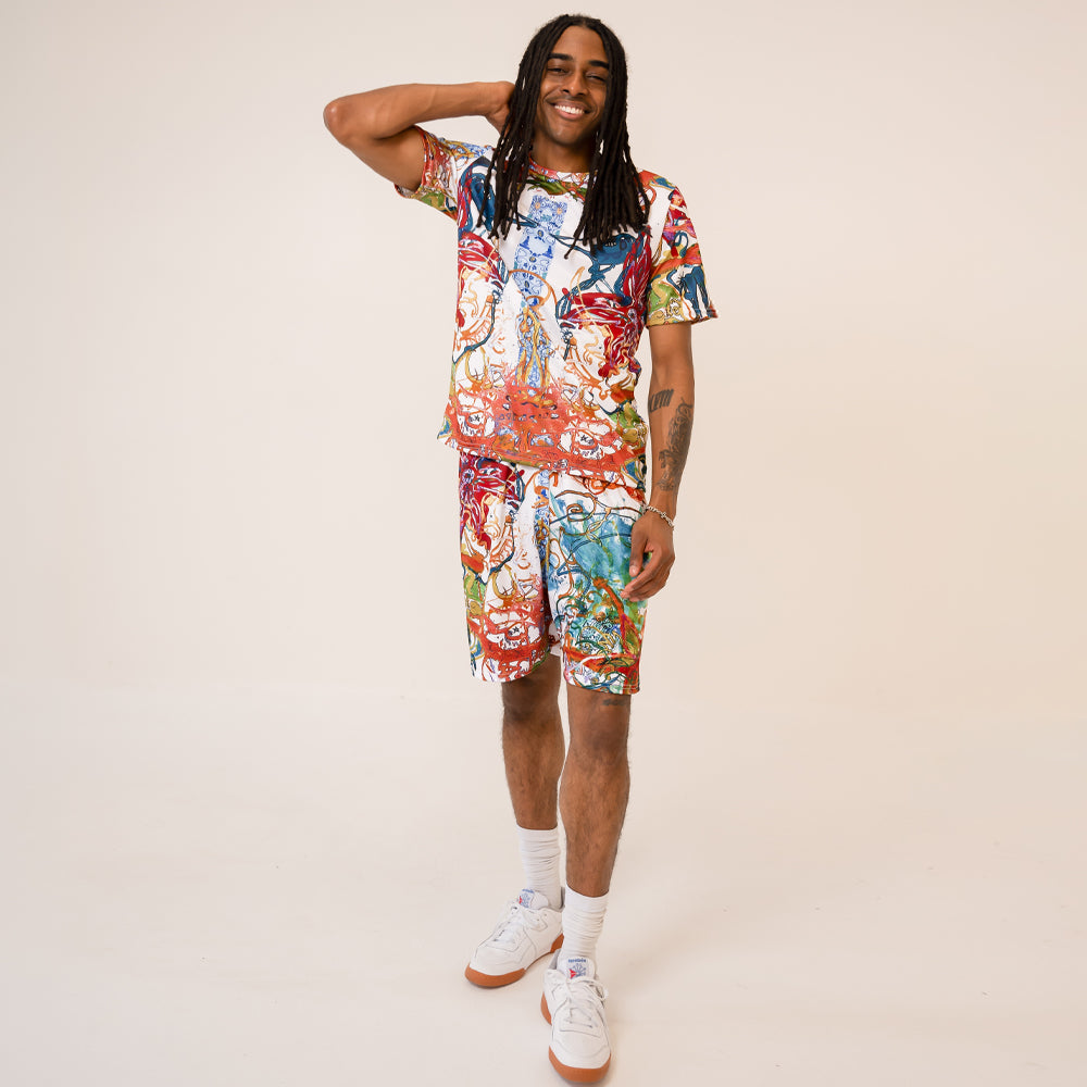 Shorts - Bird Print