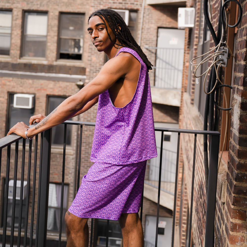 Shorts - Purple Crystal