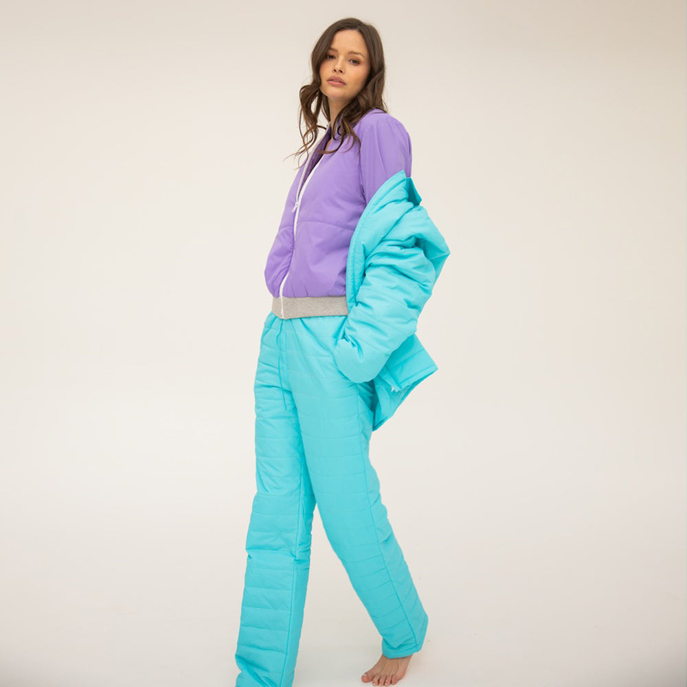 Robin Puff Jacket & Pant Set - Robin's Egg Blue