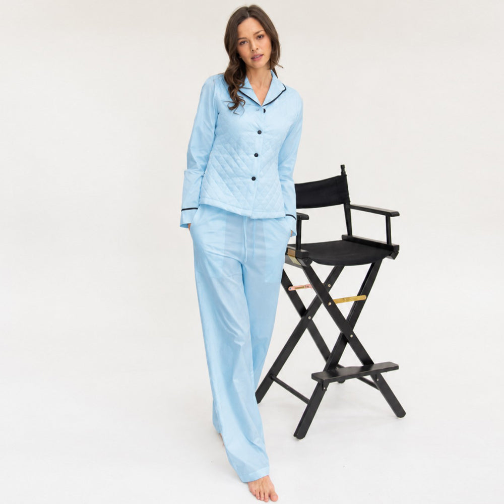 Jane Jacket & Pant Set - Ice Blue
