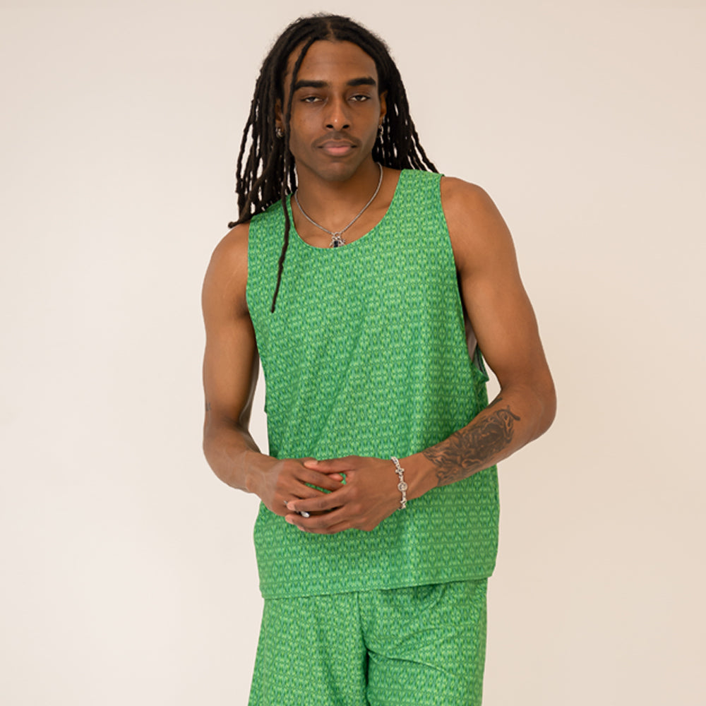 Tank Top - Green Crystal