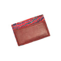Credit Card Holder - Red Marbled