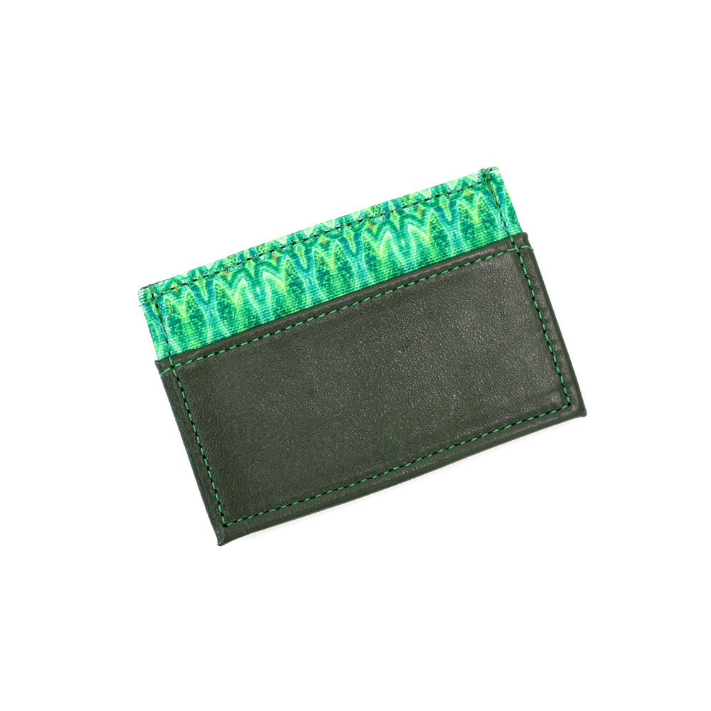 Credit Card Holder - Green Crystal