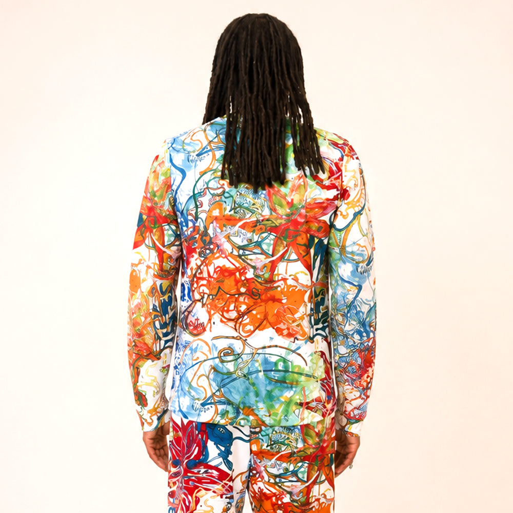 Long Sleeve T-Shirt - Bird Print