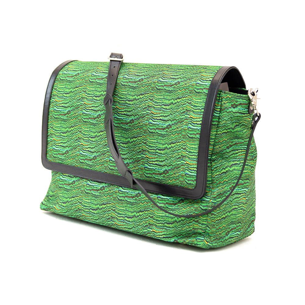 Mailman Bag - Green Marbled