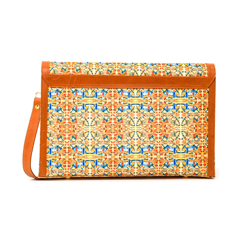 Messenger Bag - Yellow Blue Horse