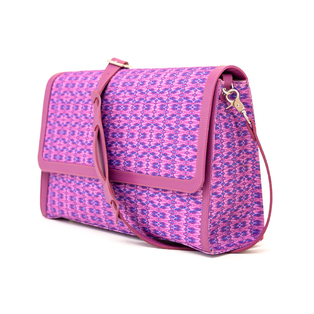 Messenger Bag - Purple Crystal