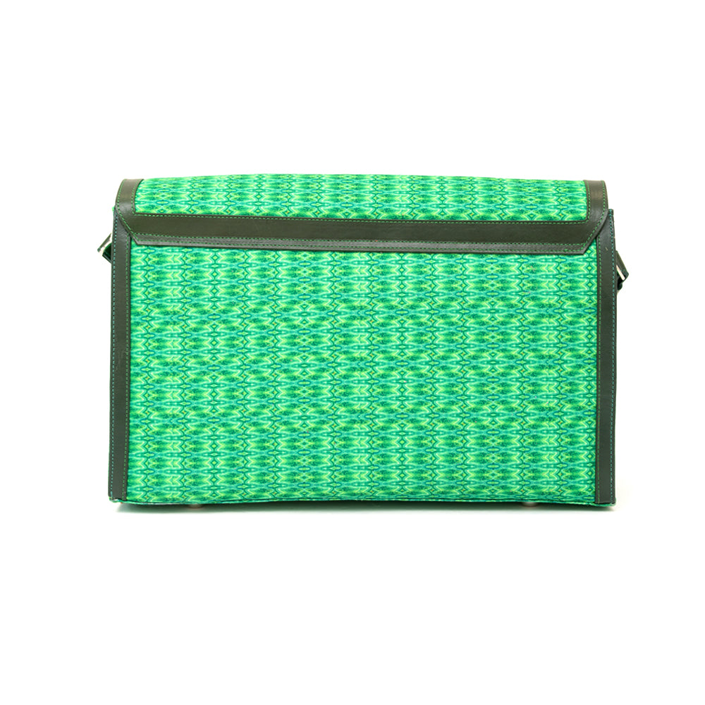Messenger Bag - Green Crystal