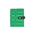 Passport Holder w/ Snap Closure - Green Crystal