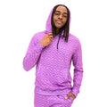 Pullover Hoodie - Purple Crystal