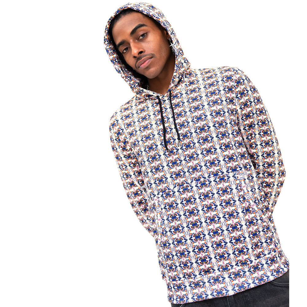 Pullover Hoodie - Blue Inks