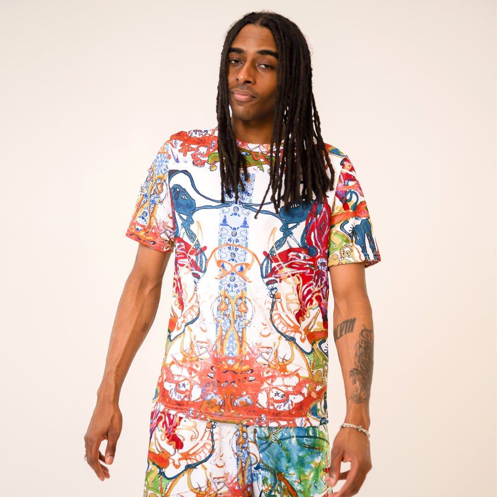 Short Sleeve T-Shirt - Bird Print