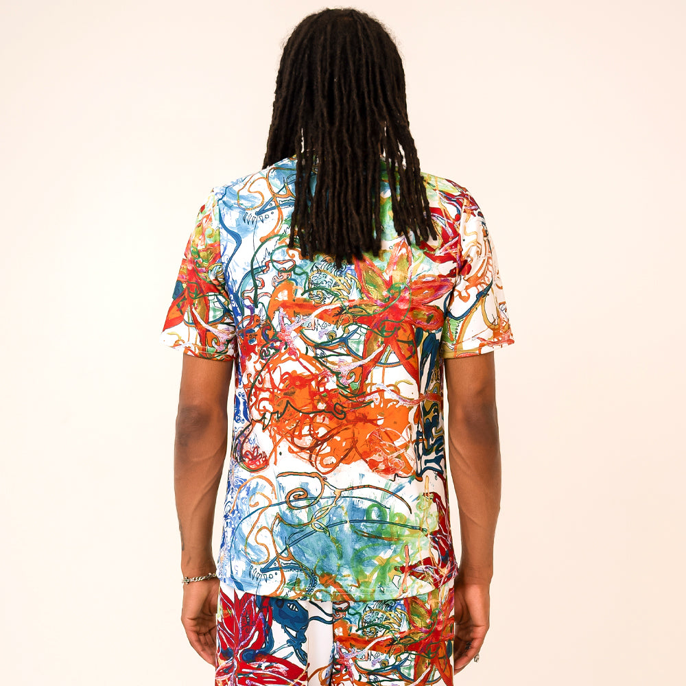 Short Sleeve T-Shirt - Bird Print