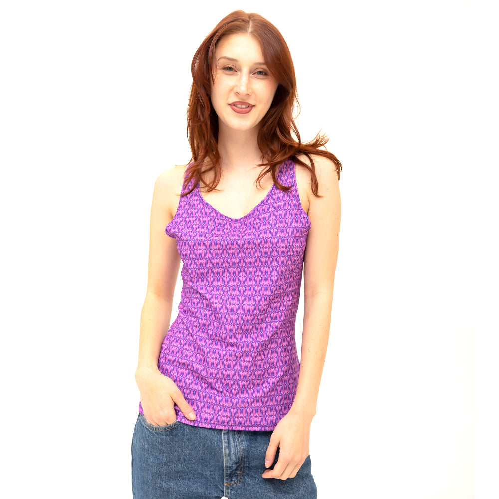 Racerback Tank - Purple Crystal