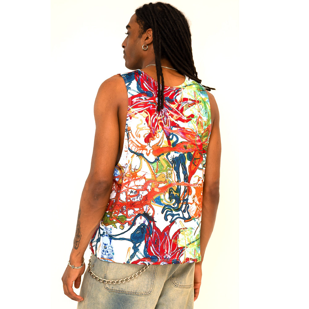 Tank Top - Bird Print