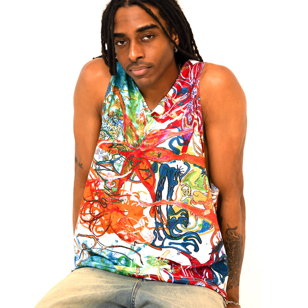 Tank Top - Bird Print