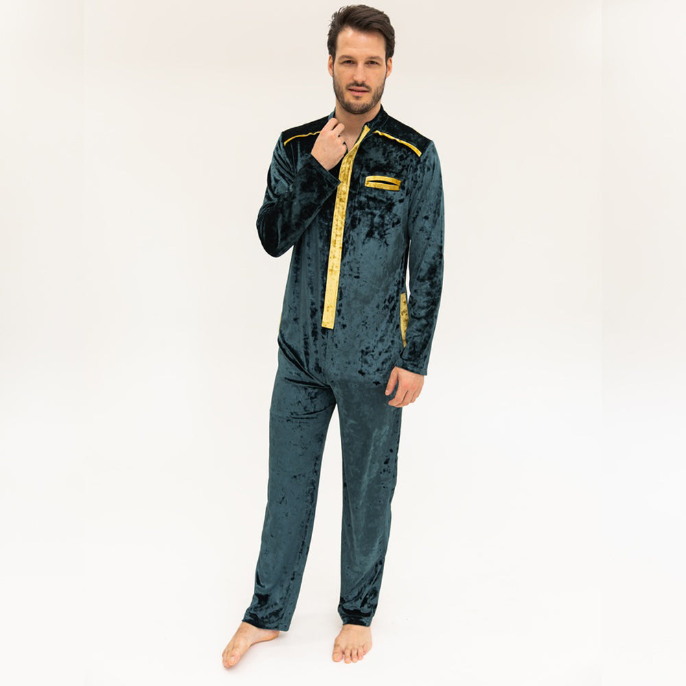 Ace Jumpsuit - Forest Green / Gold