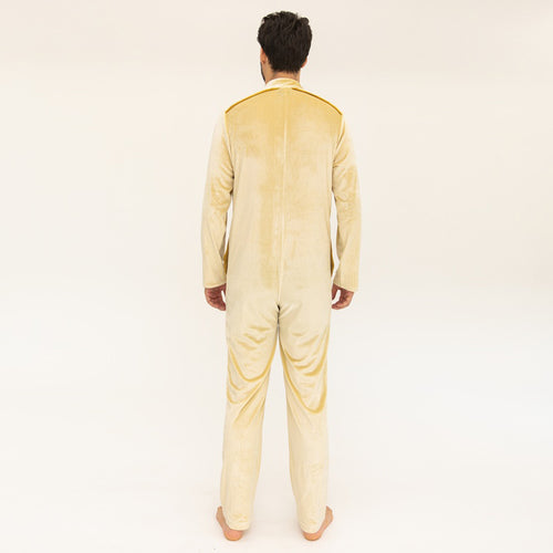 Ace Jumpsuit - Gold / Brown