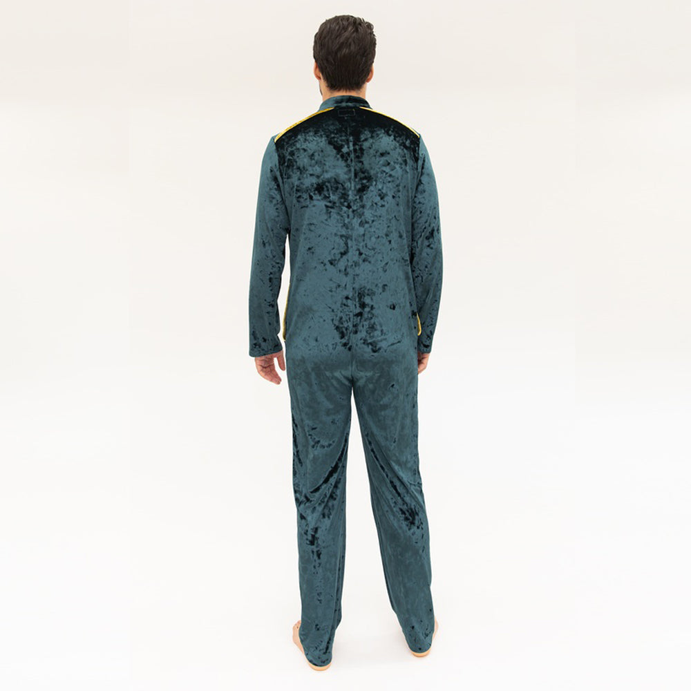 Ace Jumpsuit - Forest Green / Gold