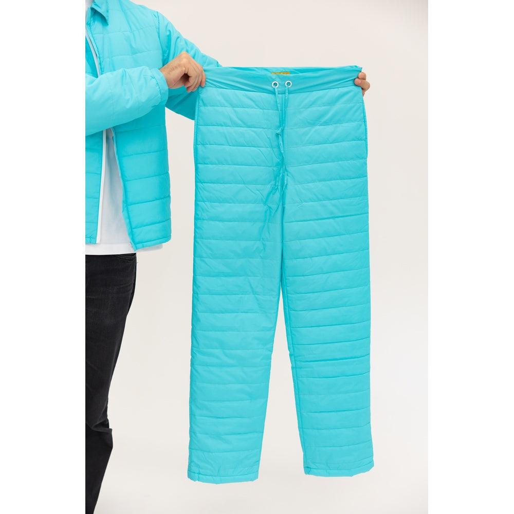 Airman Puff Jacket & Pant Set - Robin's Egg Blue