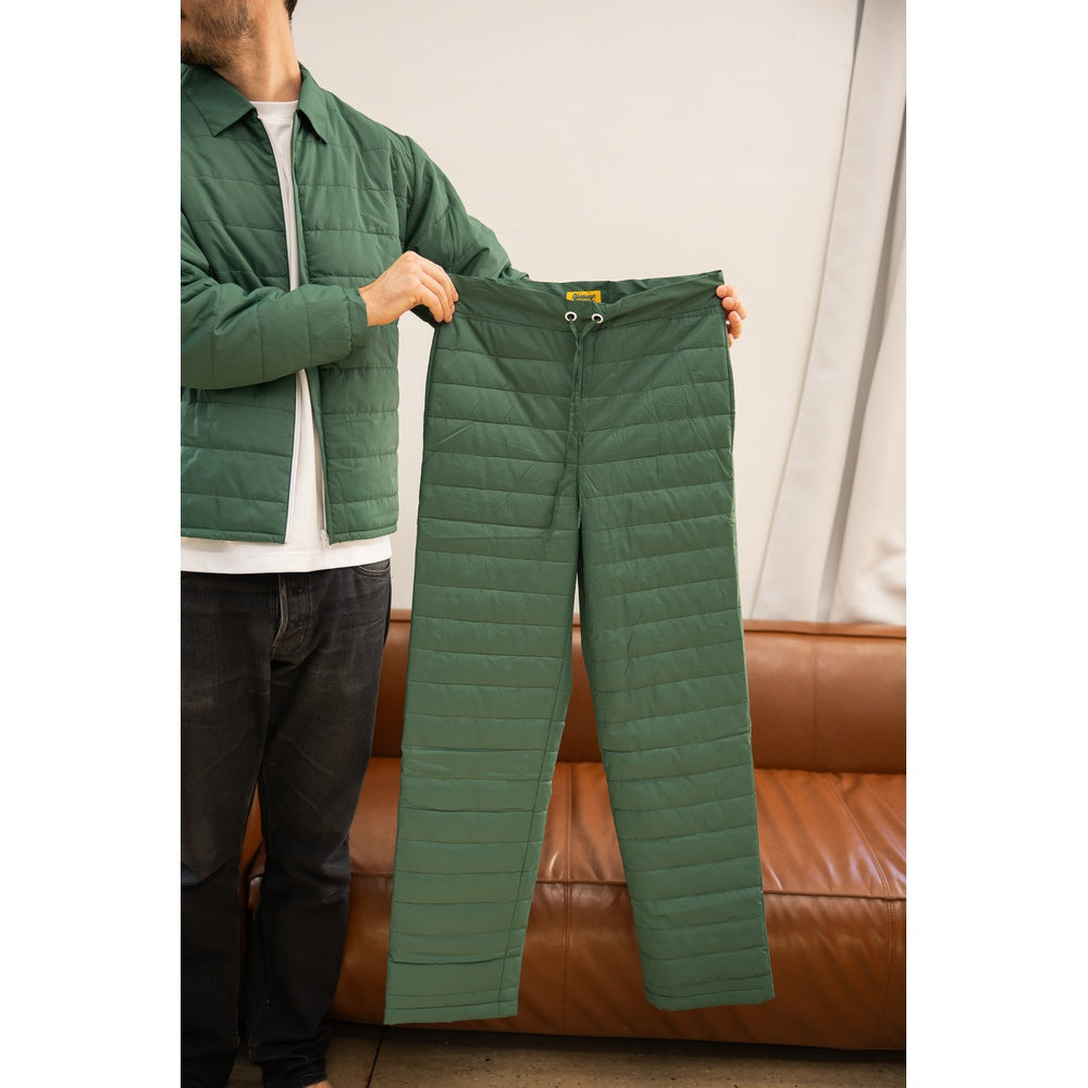 Airman Puff Jacket & Pant Set - Forest Green