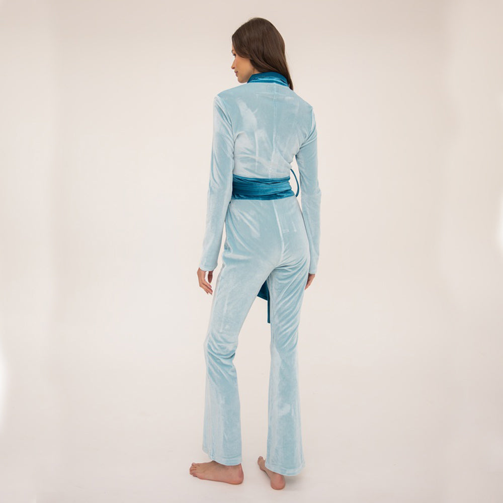 Lily Jumpsuit - Ice Blue / Ocean