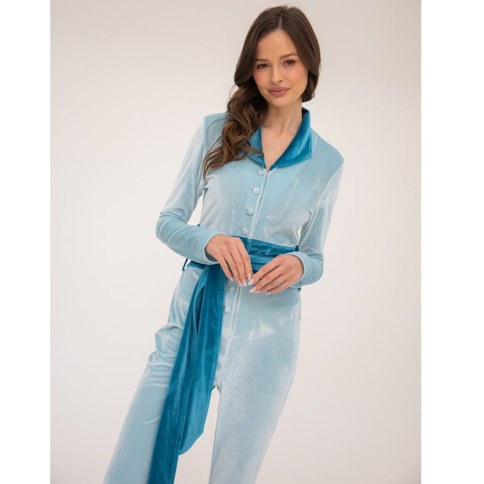 Lily Jumpsuit - Ice Blue / Ocean