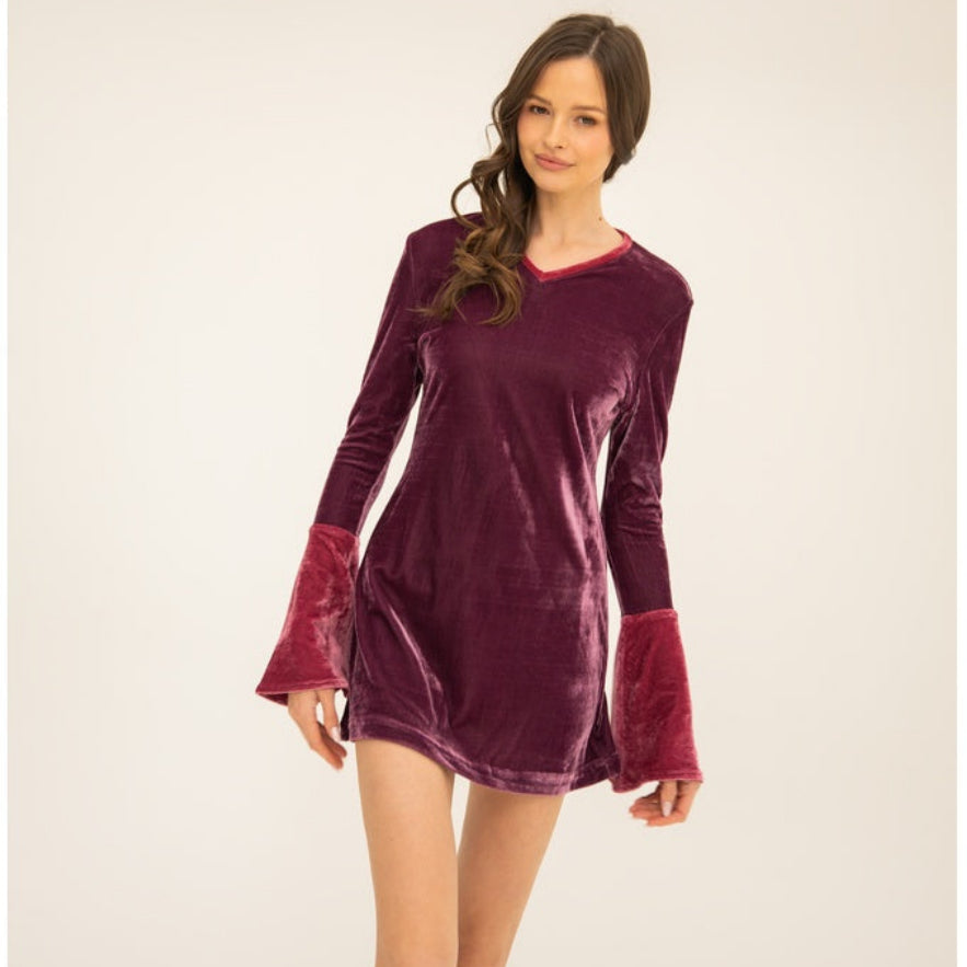 Judi Mini Dress - Lilac