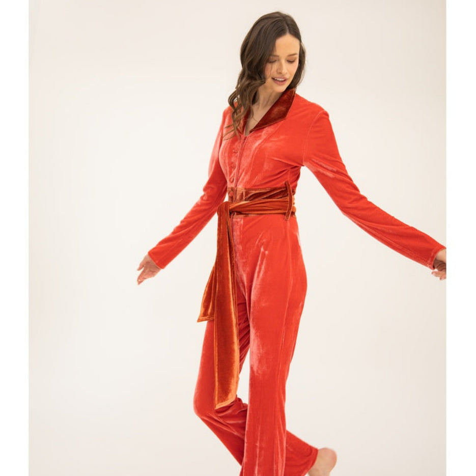 Lily Jumpsuit - Blush / Petal