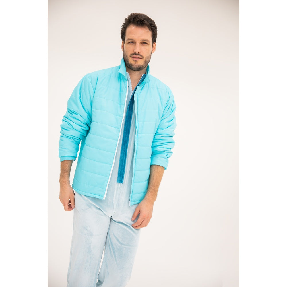 Airman Puff Jacket - Robin's Egg Blue