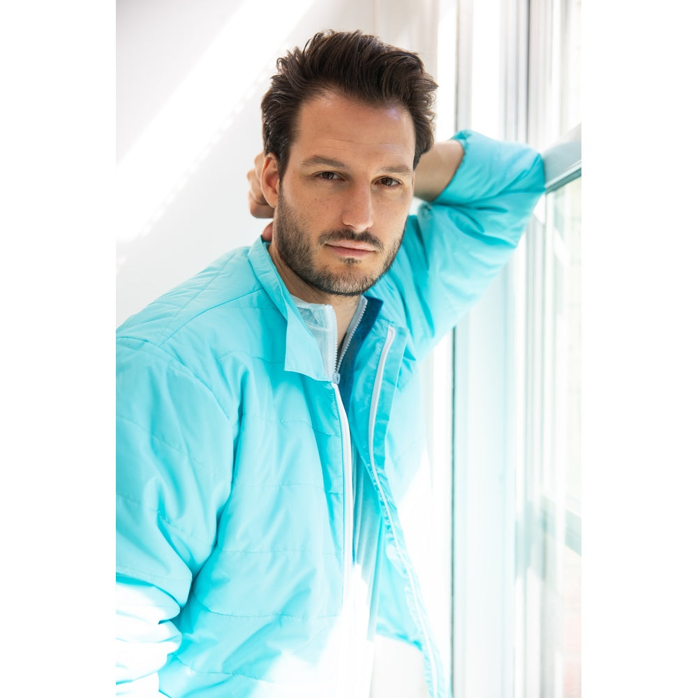 Airman Puff Jacket - Robin's Egg Blue