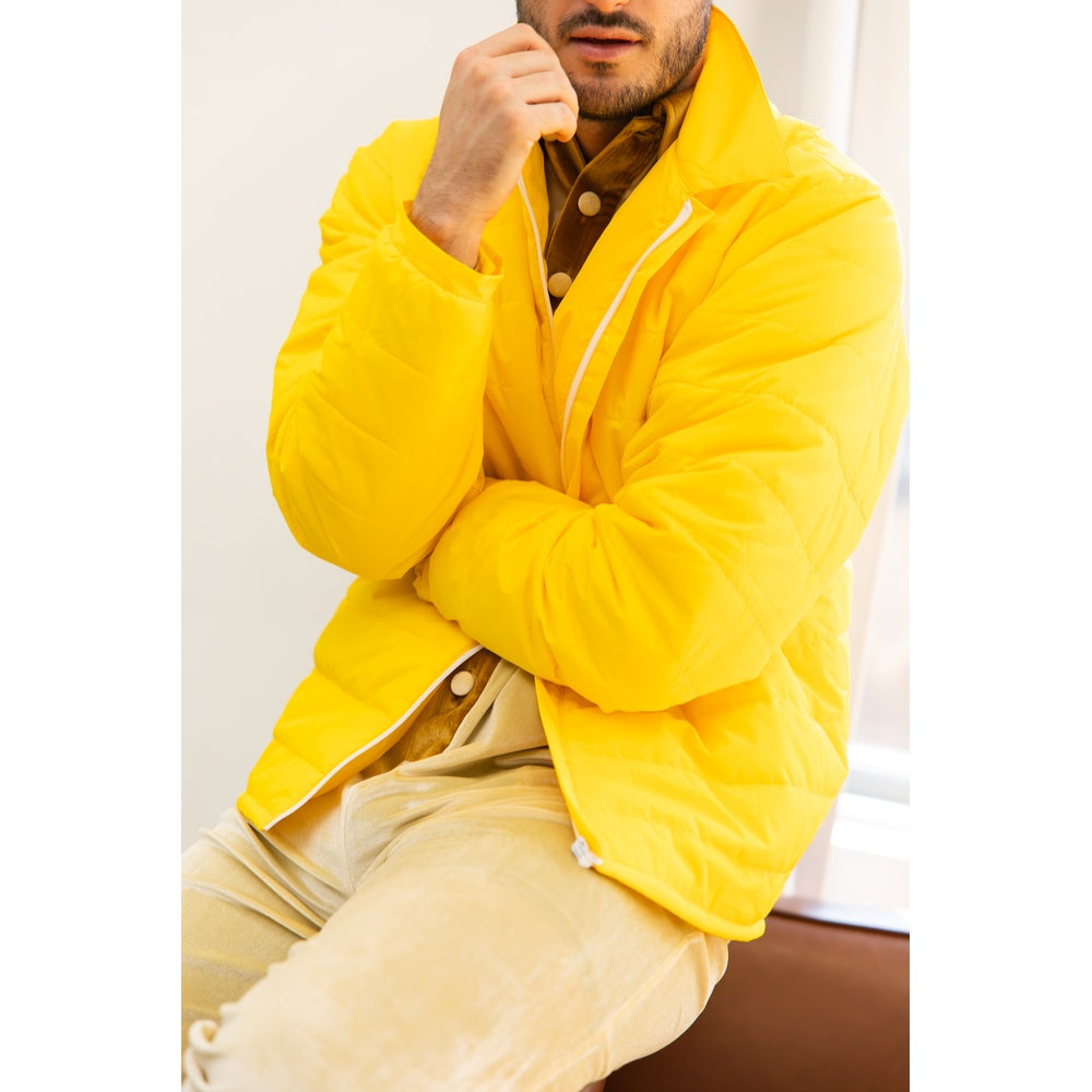 Airman Puff Jacket - Yellow