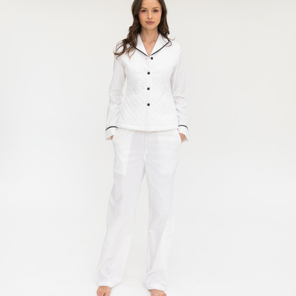 Jane Jacket & Pant Set - White