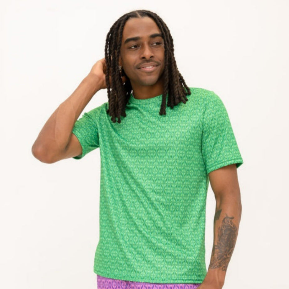Short Sleeve T-Shirt - Green Crystal