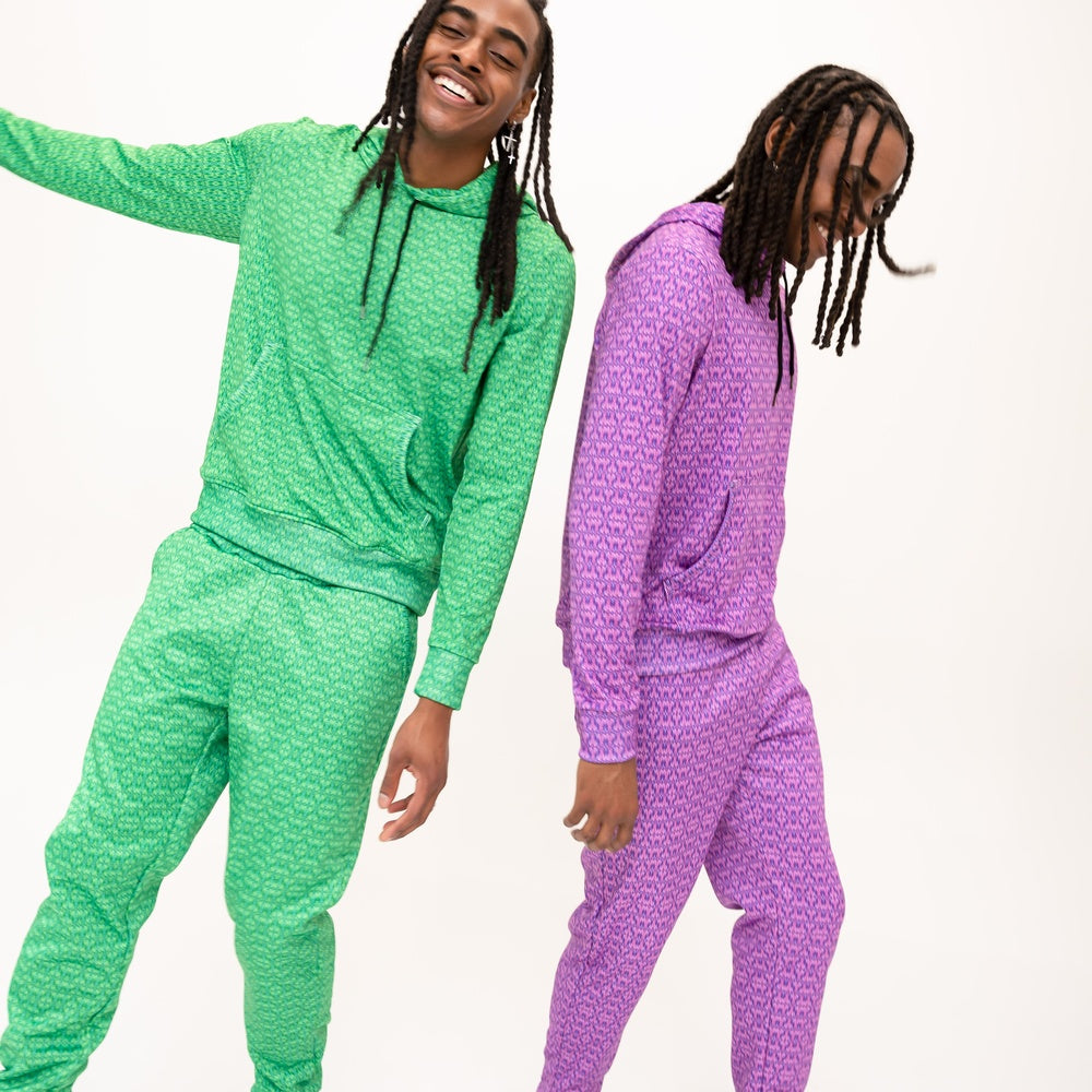 Pullover Hoodie - Purple Crystal