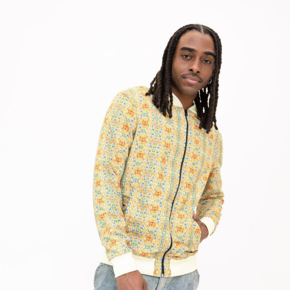 Varsity Jacket - Yellow Blue Horse