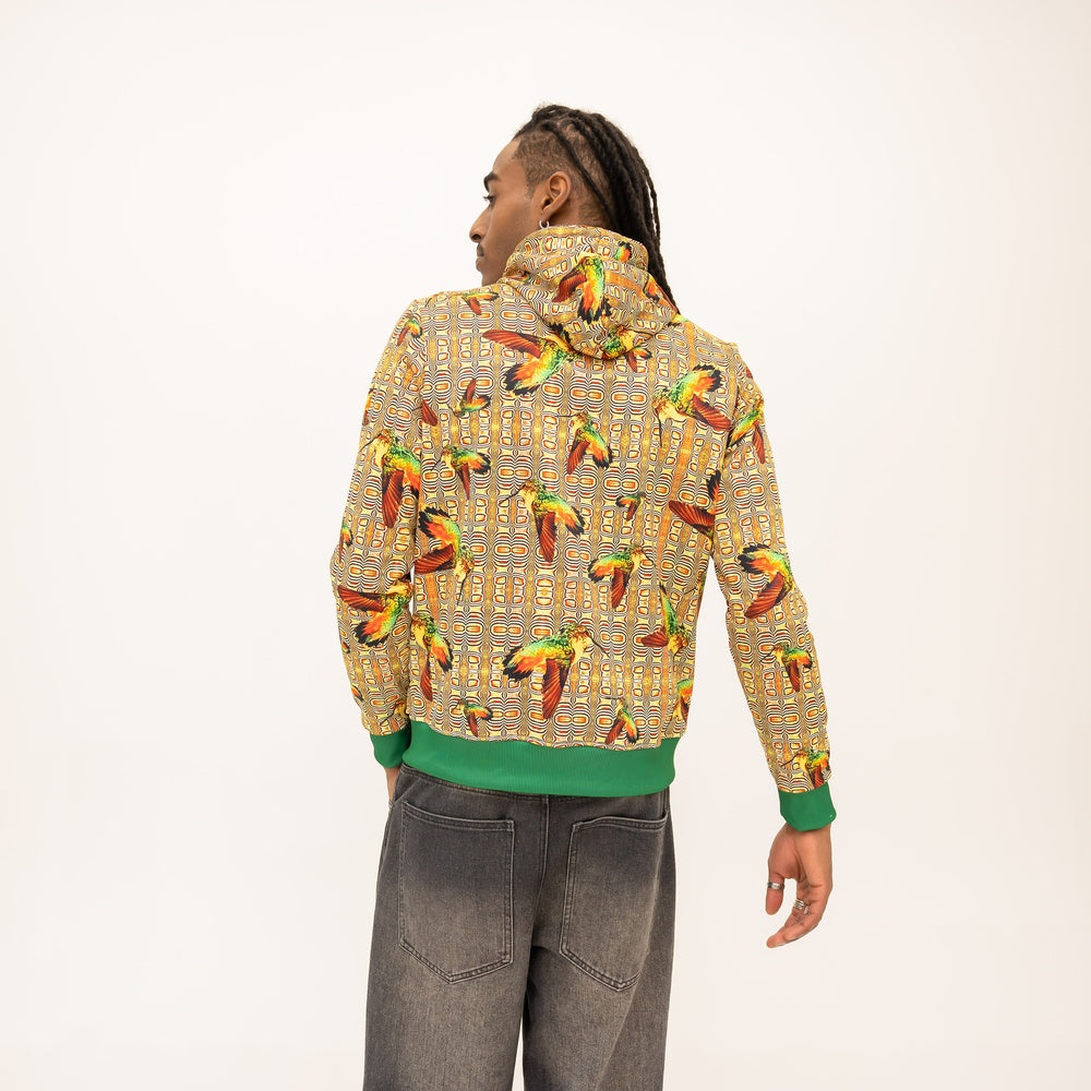 Zip Hoodie - Hummingbird Yellow
