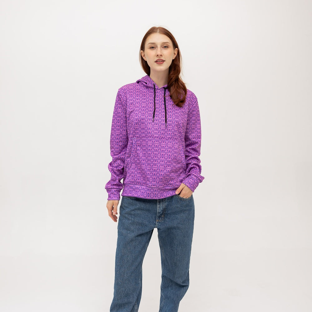 Women's Pullover Hoodie - Purple Crystal