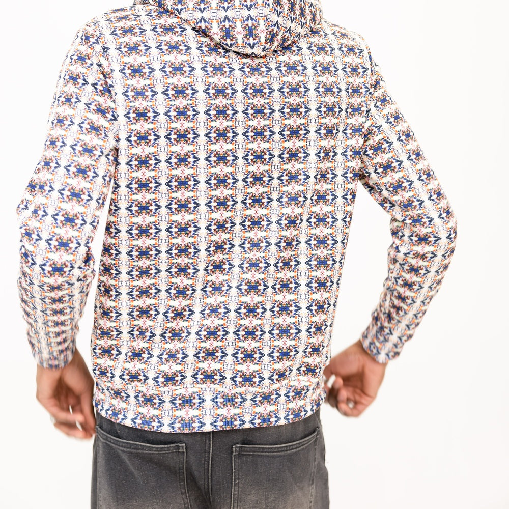 Pullover Hoodie - Blue Inks