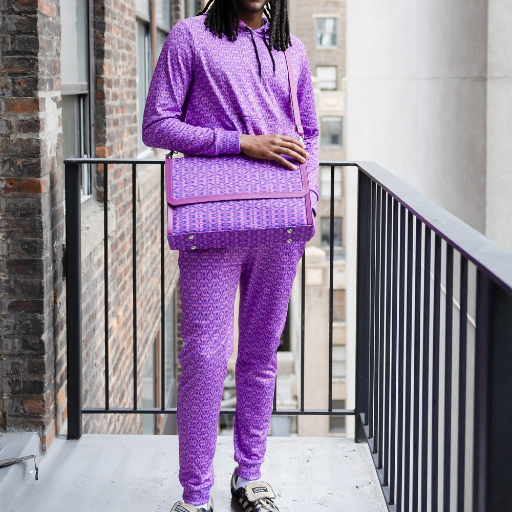Pullover Hoodie - Purple Crystal